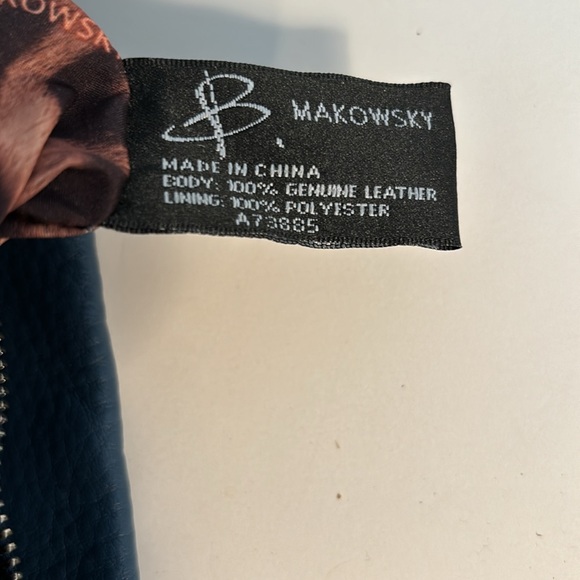B Makowsky Leather Bag NWOT - Picture 6 of 6